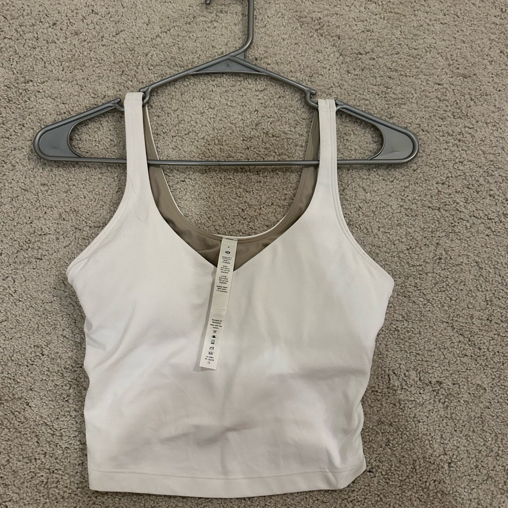 Lululemon Athletica White Align Tank